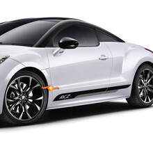 Peugeot RCZ Side Stripes Vinyl Decals Stickers 2
