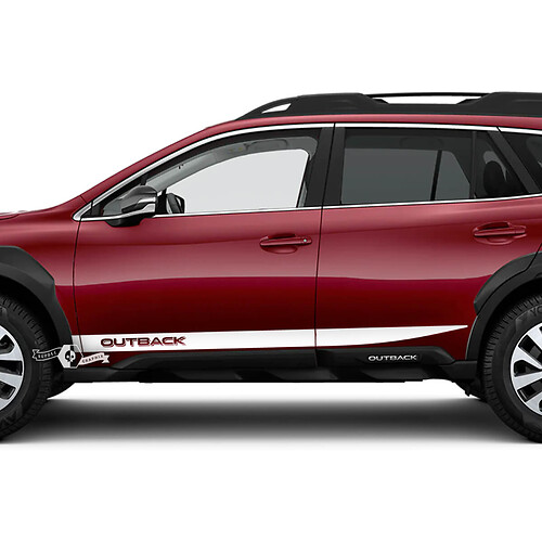 Side Rocker Panel Vinyl Sticker Decal Graphic decal fit Suba Outback
