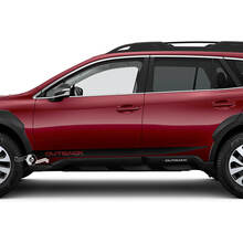 Side Rocker Panel Vinyl Sticker Decal Graphic decal fit Suba Outback
 2