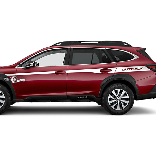 Side Accent Doors Vinyl Sticker Decal Graphic decal fit Suba Outback