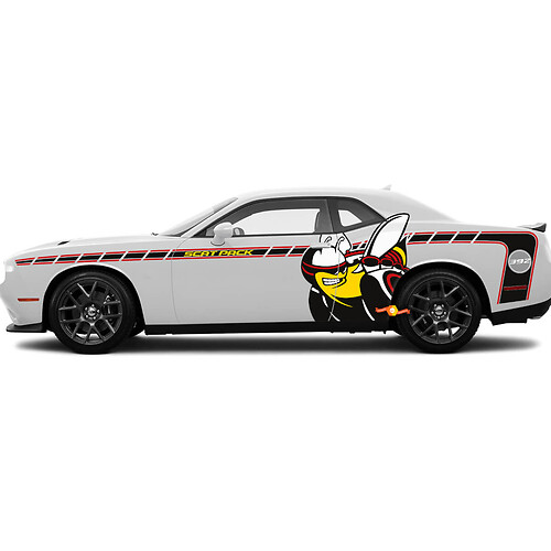 Dodge Challenger Scat Pack Scatpack Side 392 Stickers Decals Vinyl Graphics