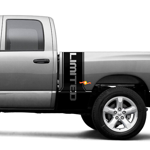 Dodge Ram 1500 Power Wagon Limited Vertical Graphic Side Sticker Decal stripe