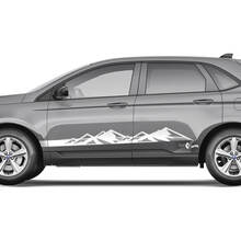 2x ພາບພູມພາບພາບພາບ Ford Edge ປະສານ Vinyl Stripes body decal vinyl graphics sticker 2
 3