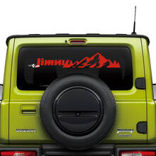Suzuki JIMNY ପର୍ବତ Rear Window ଲୋଗୋ ଡିକାଲ୍ ସ୍ଟିକର୍ ଗ୍ରାଫିକ୍ସ।
 2