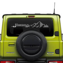 Suzuki JIMNY ପର୍ବତ Rear Window ଲୋଗୋ ଡିକାଲ୍ ସ୍ଟିକର୍ ଗ୍ରାଫିକ୍ସ।
 3