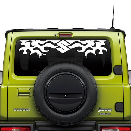 Suzuki JIMNY Tribal Rear Window Logo decal sticker graphics
