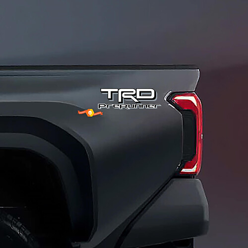 Pair TRD PreRunner Toyota Racing Development Bed Side Truck Decals Stickers 3 Colors