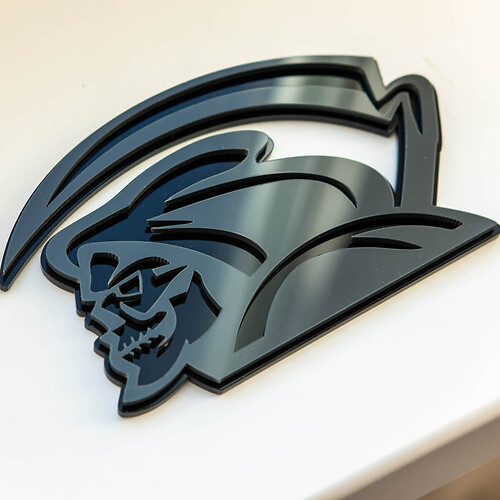 Reaper Demon 3D Badge Fender Badges Emblem