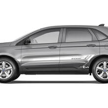Ford Edge Doors Vinyl Racing Stripes body decal vinyl graphics sticker 3