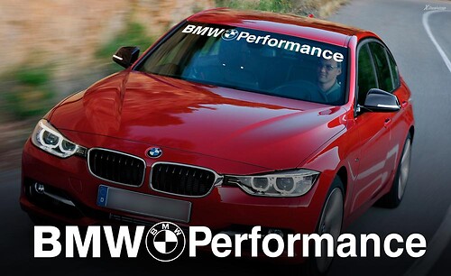 BMW Performance WINDSHIELD BANNER Window decal sticker for M3 4 5 6 e46 e36
