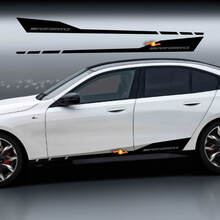 M Performance Stickers Decals for SideSkirt fit to BMW 5 Series i5 G60
 2