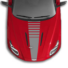 Aston Martin DB11 Hood Strobe Vinyl Decals Stickers 3