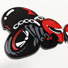 Custom 3D Badge HellBee Black Widow Spider Dodge Fender Badges Emblem 4