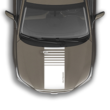 Hood Strobe Vinyl Decal Graphics Sticker fit to Suba Outback 2