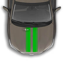 Hood Dual Stripes Vinyl Decal Graphics Sticker fit to Suba Outback 3
