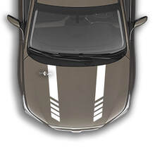 Hood Two Stripes Vinyl Decal Graphics Sticker fit to Suba Outback 2