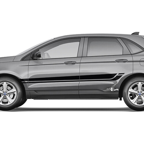 Ford Edge ଦ୍ୱାର ପଖାଳ ଭିନିଲ୍ ରୋକର ପାନେଲ ସ୍ଟ୍ରାଇପ୍ସ ଦେବଳ ଗ୍ରାଫିକ୍ସ ଷ୍ଟିକର୍
