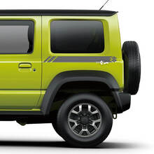 Suzuki JIMNY Rear Side Graphics Doors Decal Logo S Lines sticker 2