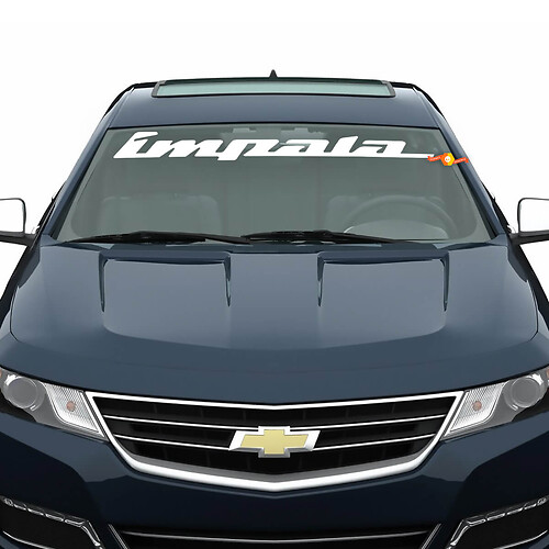 IMPALA Windshield Banner Vinyl Decal Sticker Chevy Chevrolet
