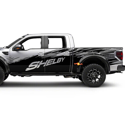 Mega Graphics Splash Shelby Ford F150 SVT Raptor Side Rear Decals Stickers
