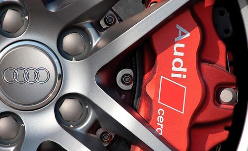 Audi Ceramic Brake Caliper 2 Sizes S3 S4 S5 S6 RS3 R8 RS4 RS6 Sticker Decal