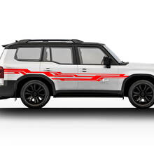 2024 Toyota Land Cruiser Prado Side Stickers Decals Vinyl Stripe Graphic Stickers Decals Kit 2 2