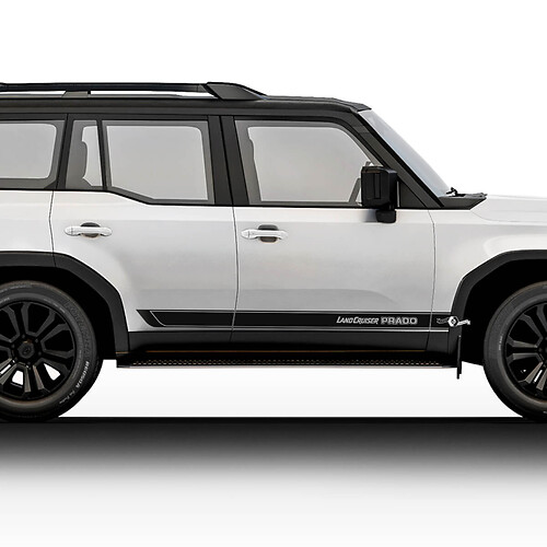 2024 Toyota Land Cruiser Prado အောက်ဆုံးအောင်အောင် Stickers Decals Vinyl Stripe Graphic Stickers Decals Kit
