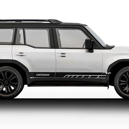 Toyota Land Cruiser Stripes Stickers Decals Vinyl Graphic Stickers Decals Kit