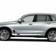 Accents M Logo Stripes for BMW G05 Side Doors Vinyl Decal Sticker 3