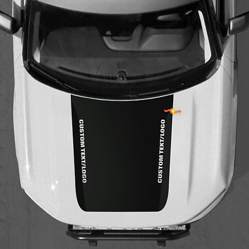 New Ford Bronco 2021 2022 Custom Text Hood Vinyl Decal Kit Sticker Graphic