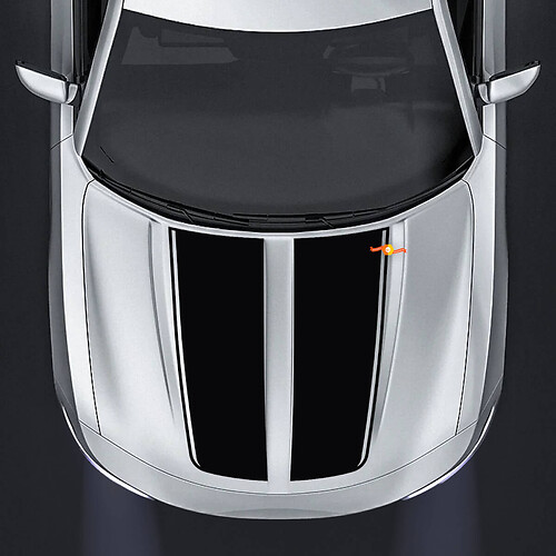 Dodge Charger Hood-Accent Decal Stickers-Graphic fits to models 2015 - 2020