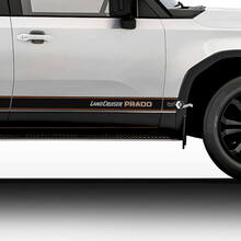 Toyota Land Cruiser Prado Vintage Style Stripes Stickers Decals Vinyl Graphic Stickers Decals Kit 2