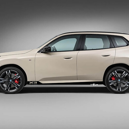 BMW X3 G01 F25 Logo Stripes Side Doors Decal Sticker Vinyl