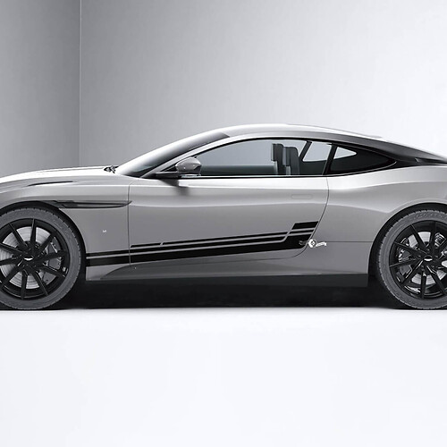 Side Aston Martin DB11 or other models Side Doors Vinyl Decals Stickers 2
