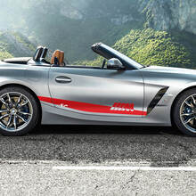 Side Door Accent Stripes with M Logo BMW Z4 Vinyl Decal Sticker 3