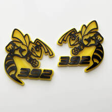 Hornet Bee 392 3D Badge Yellow vs Black Fender Badges Emblem 4