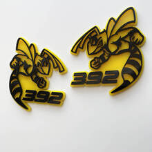 Hornet Bee 392 3D Badge Yellow vs Black Fender Badges Emblem 5