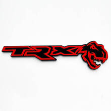 TRX 3D Badge Black vs Red Fender Badge Emblem 2