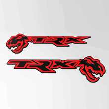 TRX 3D Badge Black vs Red Fender Badge Emblem 3