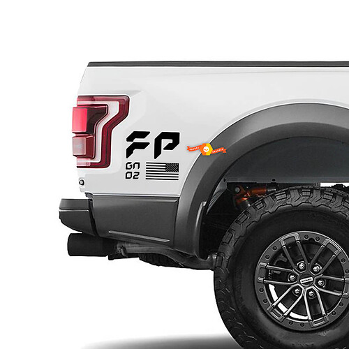 Ford Raptor FP Performance US Gen 2 Sticker Decal Kit Set Lower Bedside
