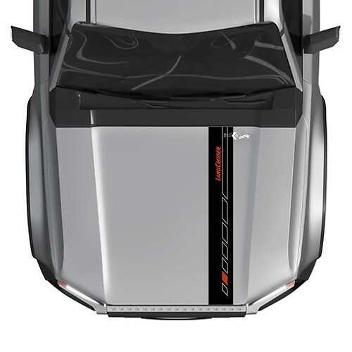 2024 Toyota Land Cruiser Prado Hood Stripe Decals Vinyl Graphic Sticker 2 Colors