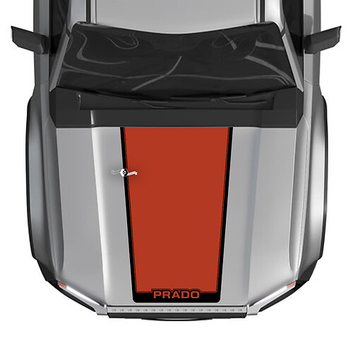 Hood For 2024 Toyota Land Cruiser Prado Decals Vinyl Graphic Sticker 2 Colors
