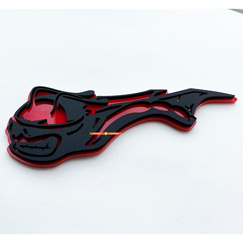 Scatpack Bee 3D Badge - Custom Fender Emblem for Dodge Charger & Challenger