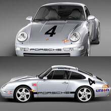 1974 Porsche 911 Racing Sticker Decal Set - Classic Vinyl Graphics for Restoration and Customization 3
 3