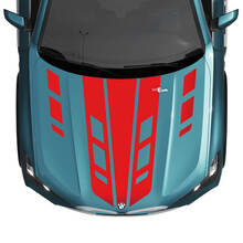 BMW X5 G05 Hood Accent Custom Stripe Decal Stickers 2 2