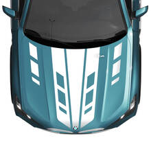 BMW X5 G05 Hood Accent Custom Stripe Decal Stickers 2 3