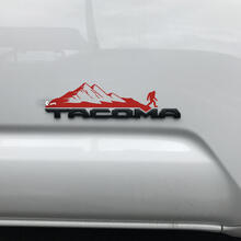 Toyota Tacoma Mountain Yeti Sasquatch Bigfoot Decal Sticker Over Badge 2