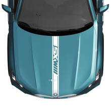 BMW X5 G05 Hood M Custom Stripe Sticker Decal - Vinyl M Performance 2