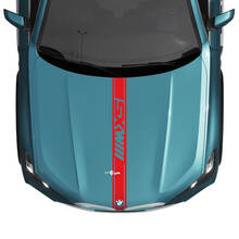 BMW X5 G05 Hood M Custom Stripe Sticker Decal - Vinyl M Performance 3