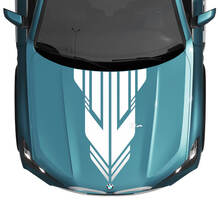 BMW X5 G05 Hood Custom Accent Stripe Decal Strobe - Vinyl Graphics Stickers 2